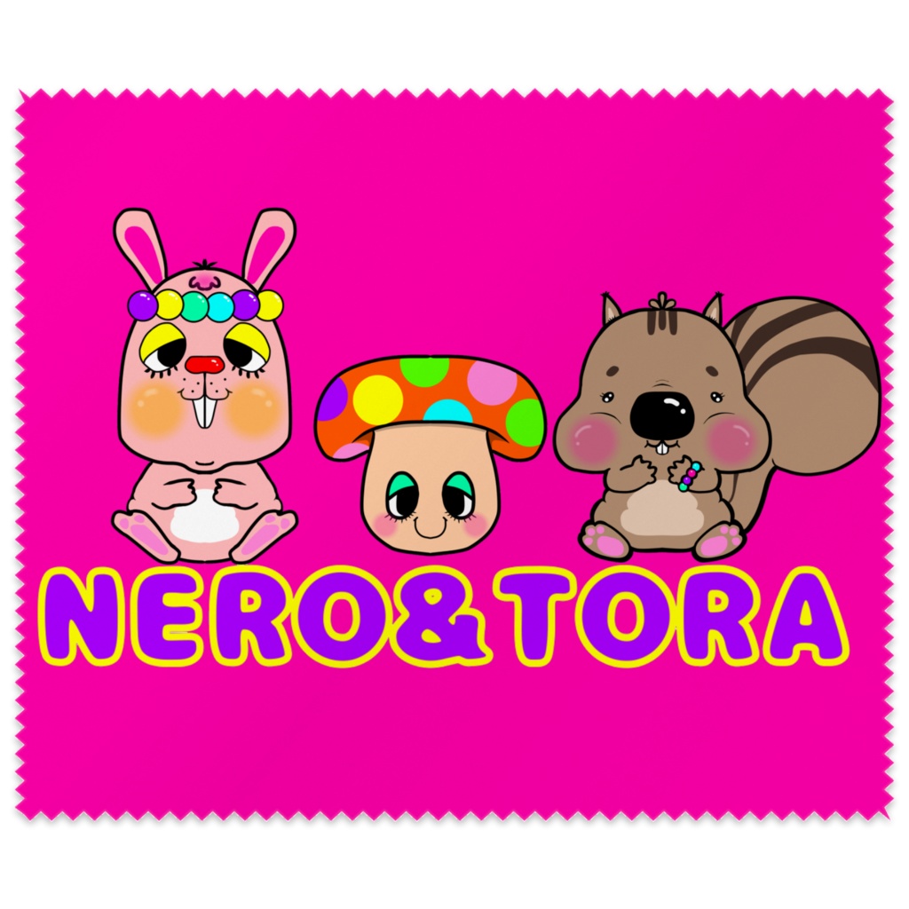 N&T メガネ拭きA ピンク