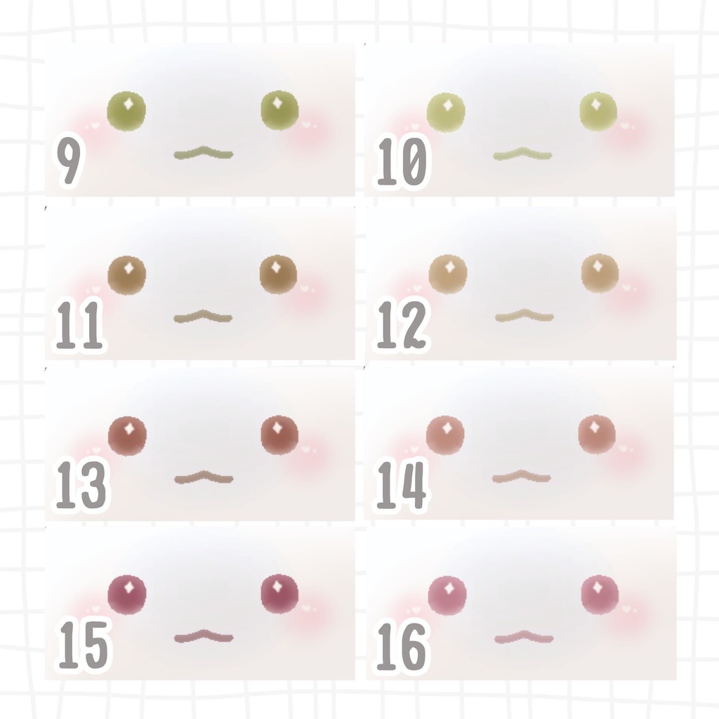 【はむ対応】きらきらおめめ+おまけメイク【VRChat】