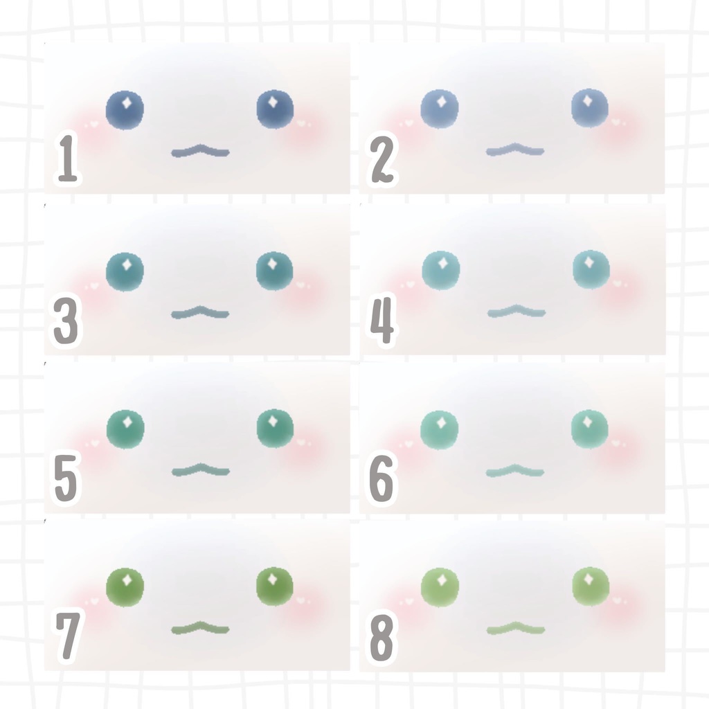 【はむ対応】きらきらおめめ+おまけメイク【VRChat】