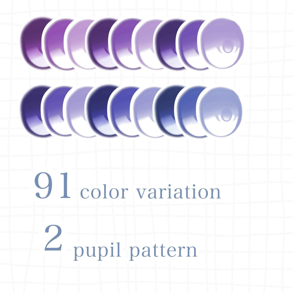 【Milfy】Bloom! eye texture【182pattern】