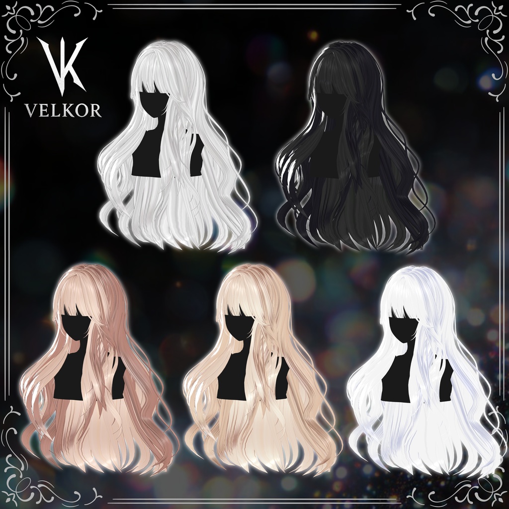 ♢Sable Veil Hair♢