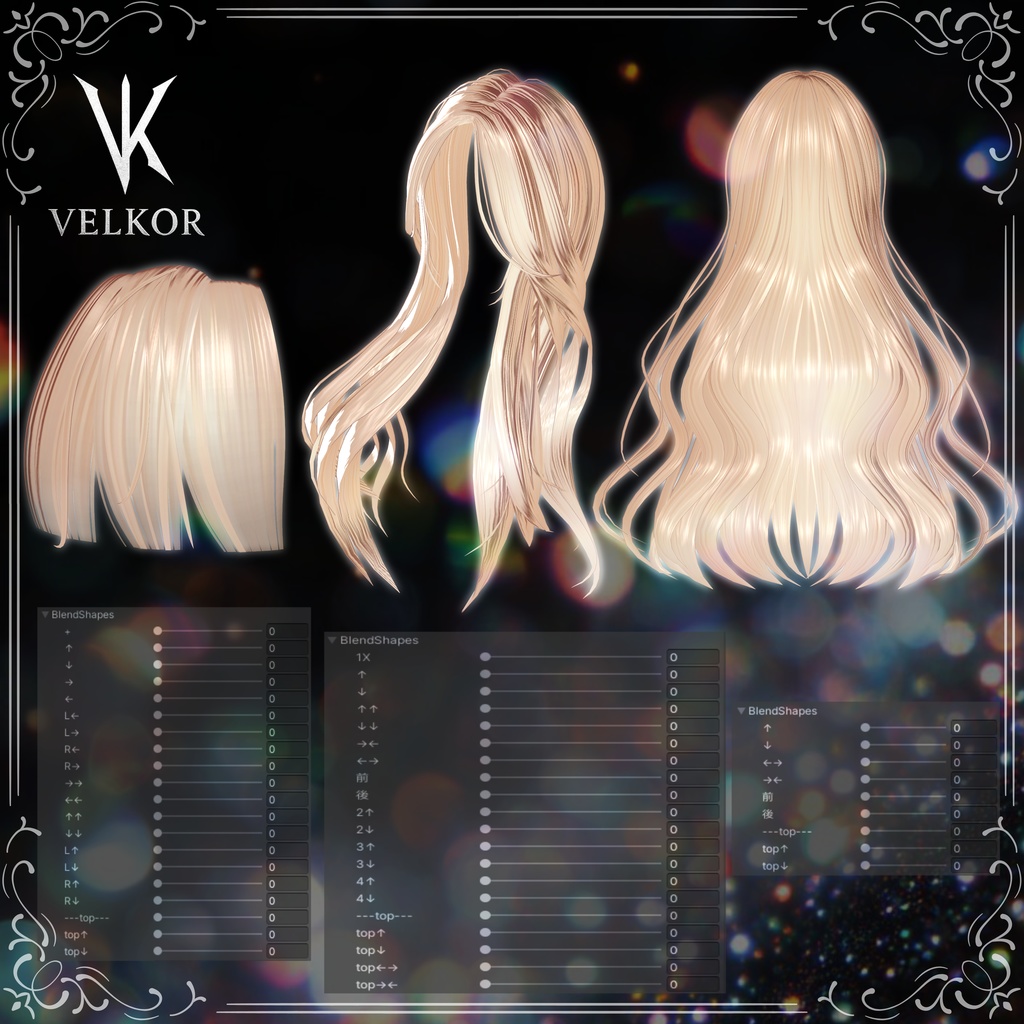 ♢Sable Veil Hair♢