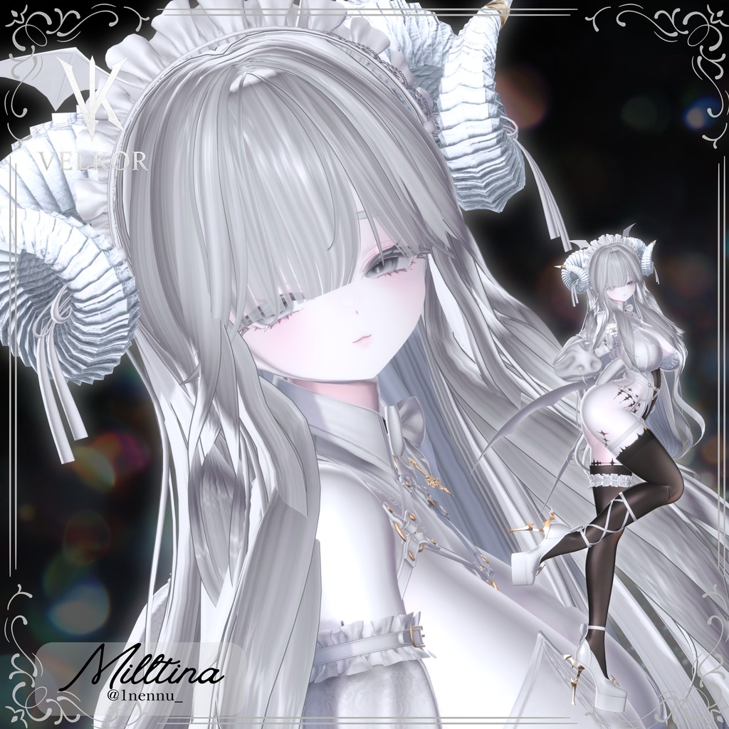 ♢Sable Veil Hair♢