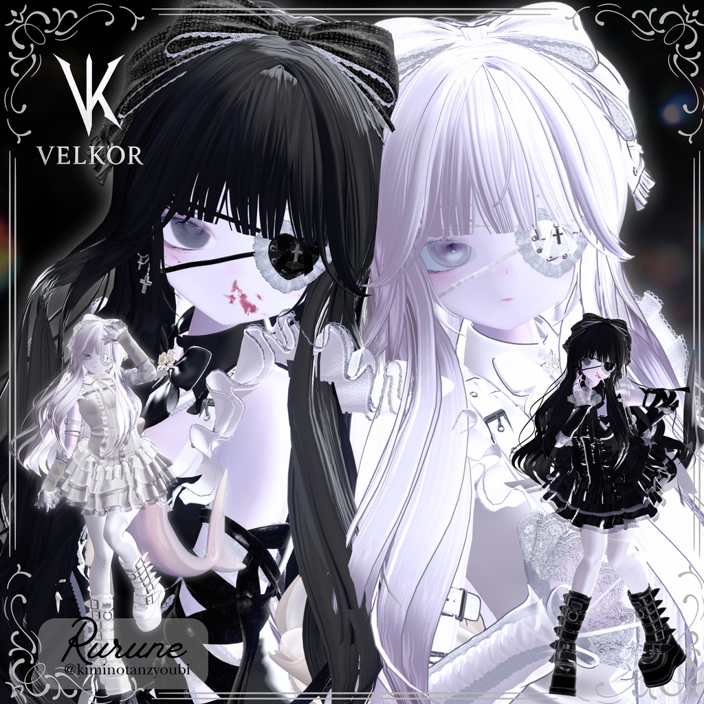 ♢Sable Veil Hair♢
