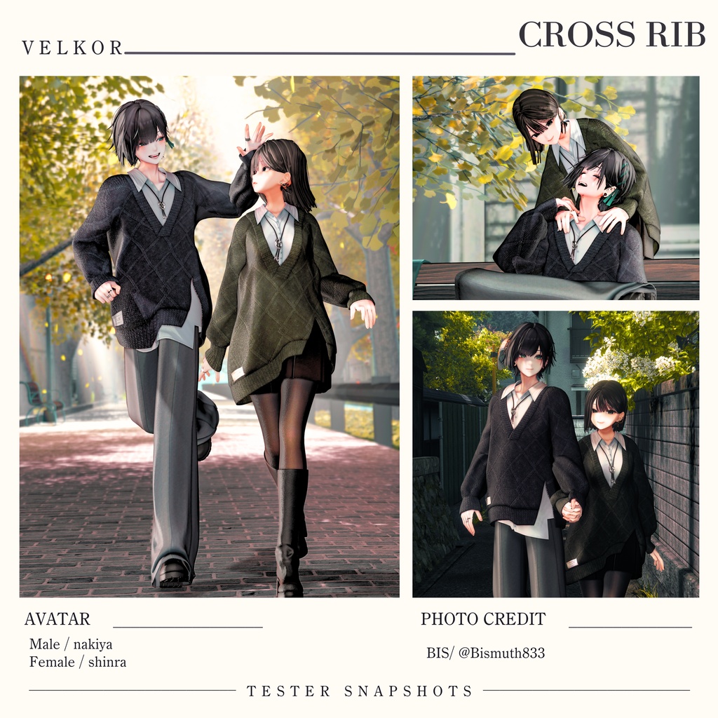 SALE♢CROSS RIB♢