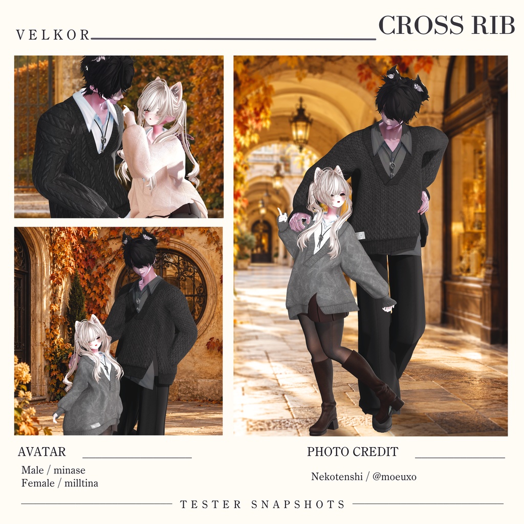 SALE♢CROSS RIB♢