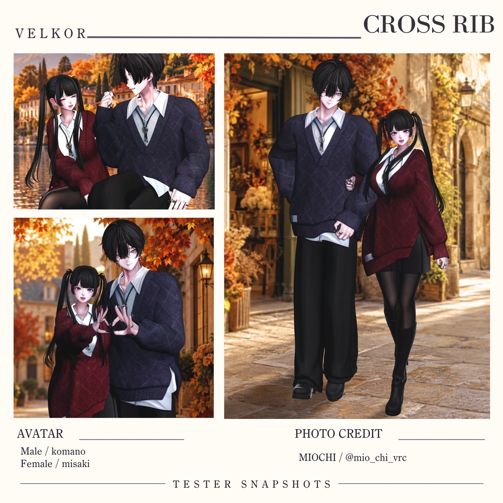 SALE♢CROSS RIB♢