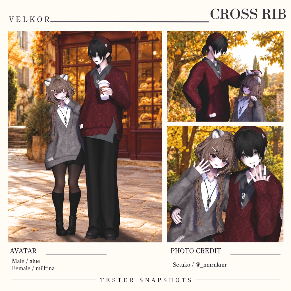 SALE♢CROSS RIB♢