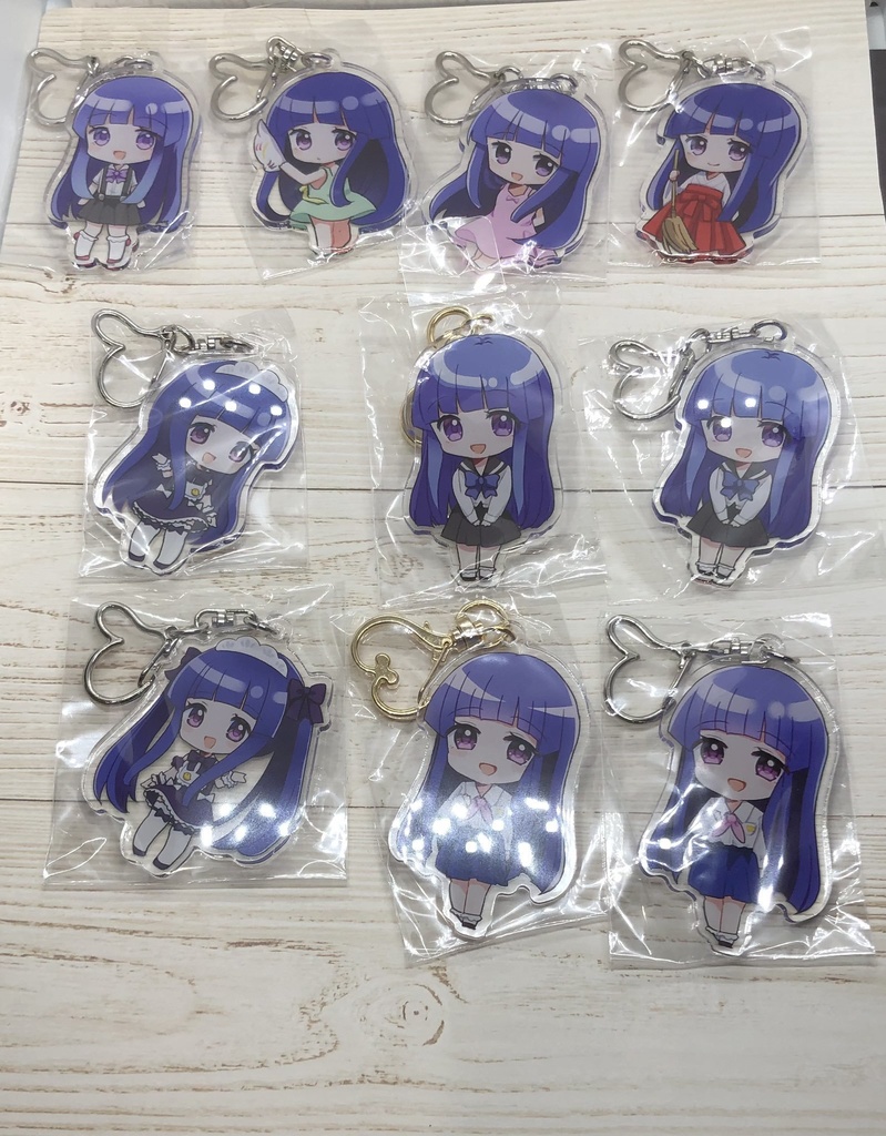 沙都子・梨花アクリルキーホルダー
