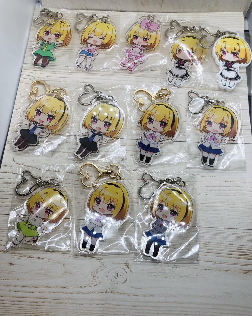 沙都子・梨花アクリルキーホルダー