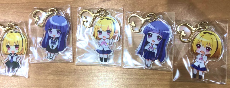 沙都子・梨花アクリルキーホルダー