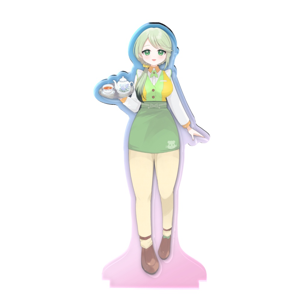 白鼬はオコジョと読む(人間体立ち絵)