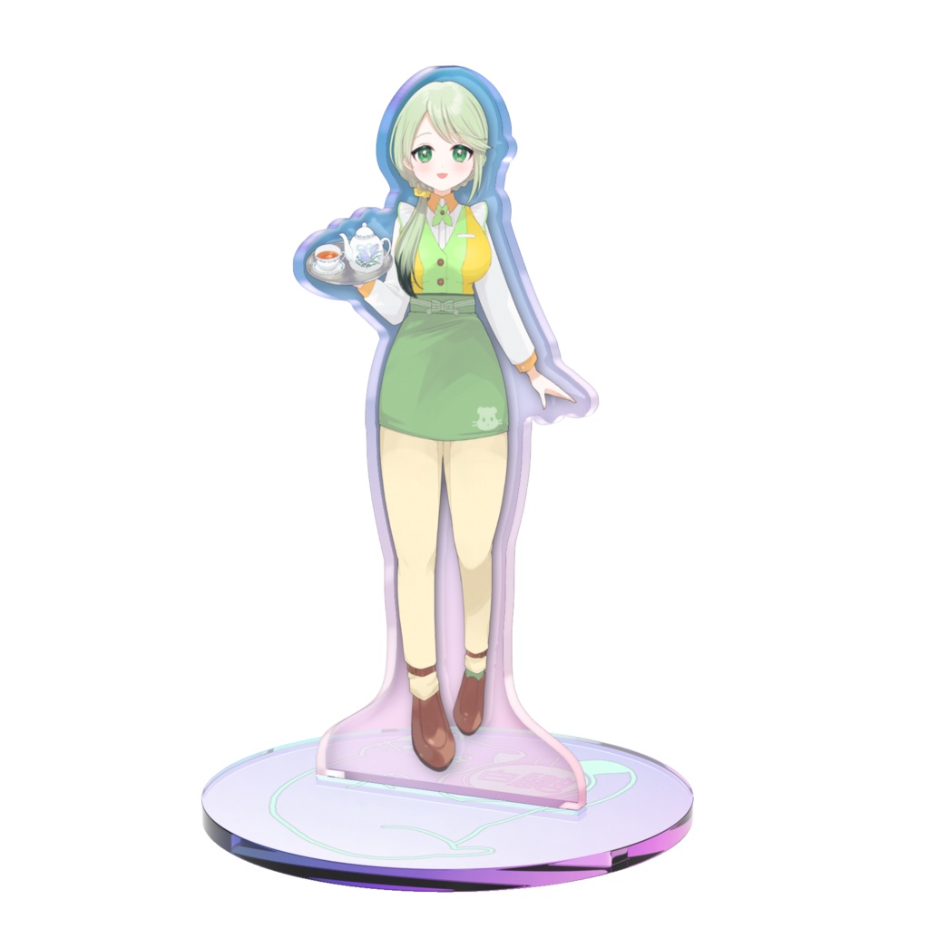 白鼬はオコジョと読む(人間体立ち絵)