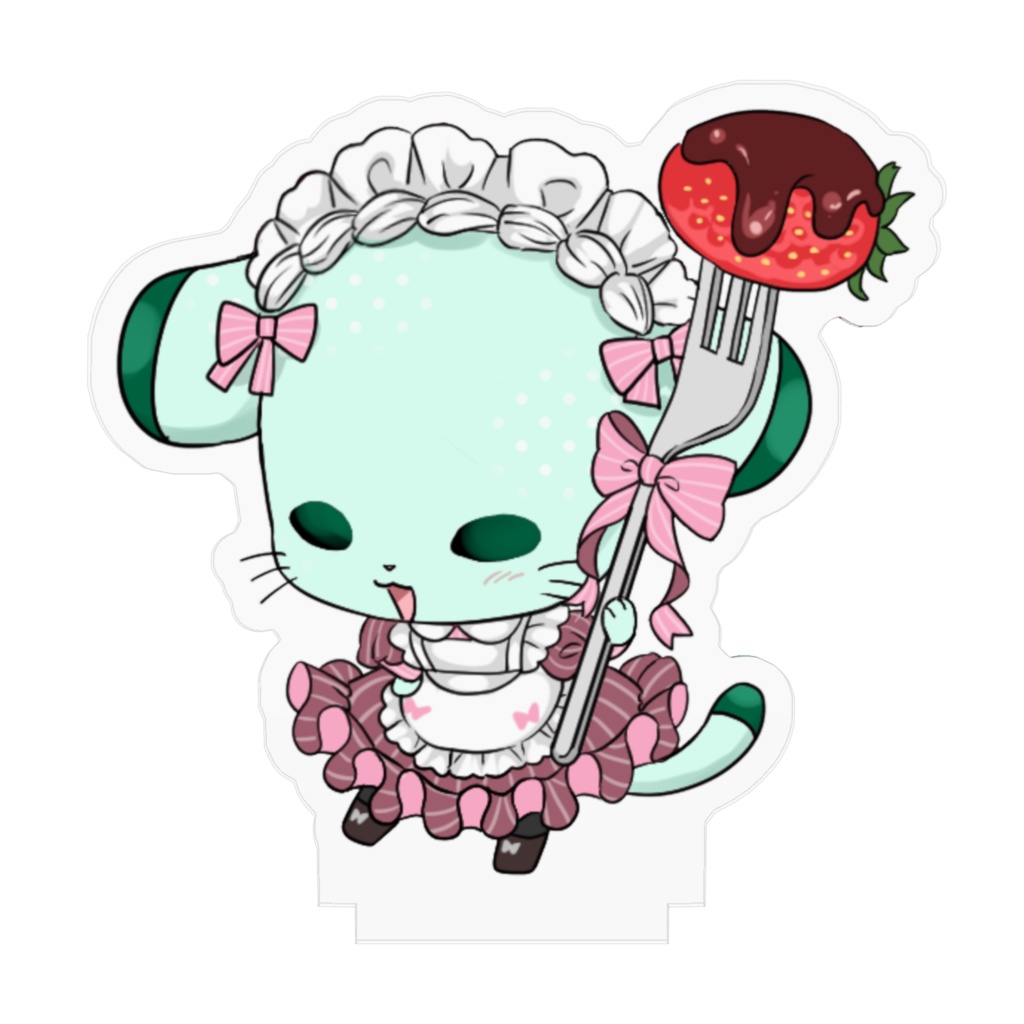 アクリルスタンド(メイドオコジョ)