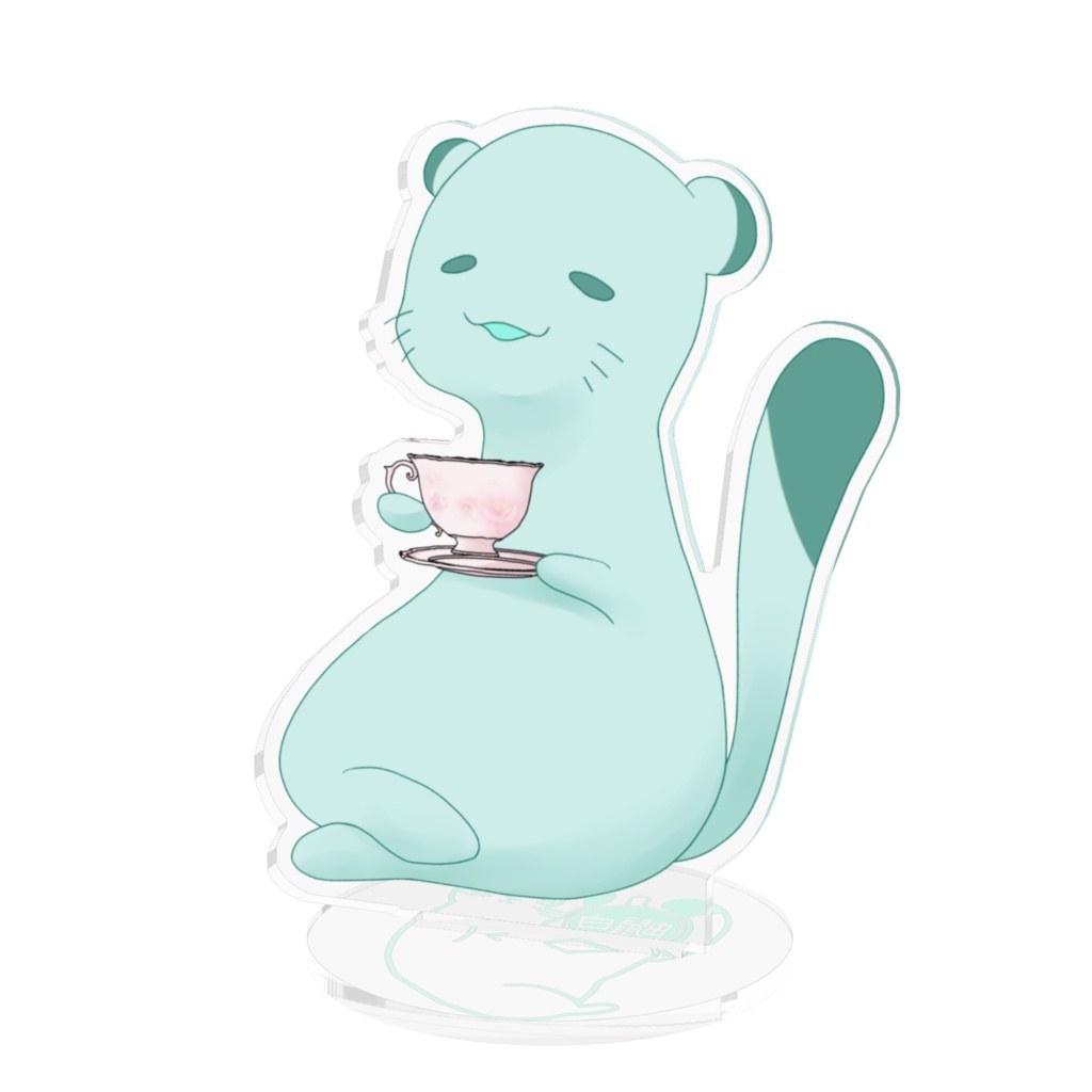 アクリルスタンド(まったりオコジョ)