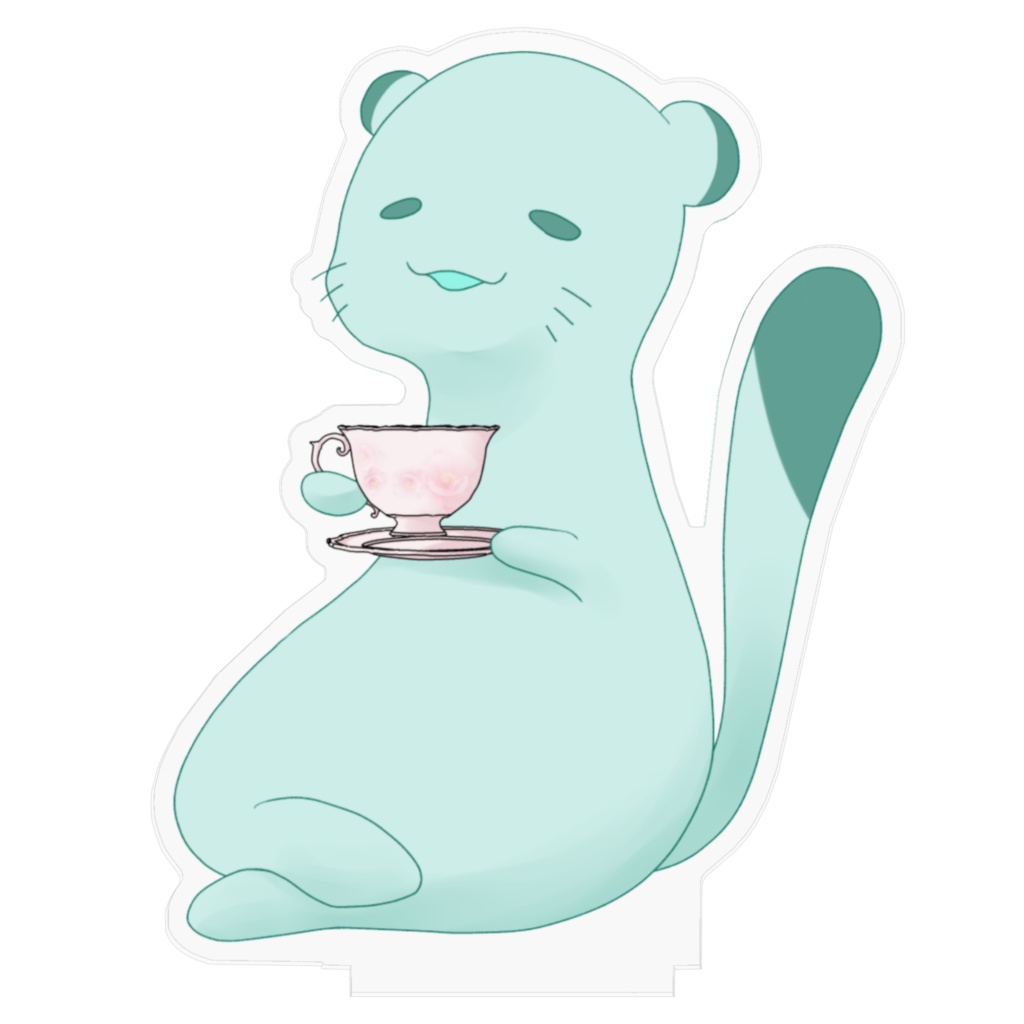 アクリルスタンド(まったりオコジョ)