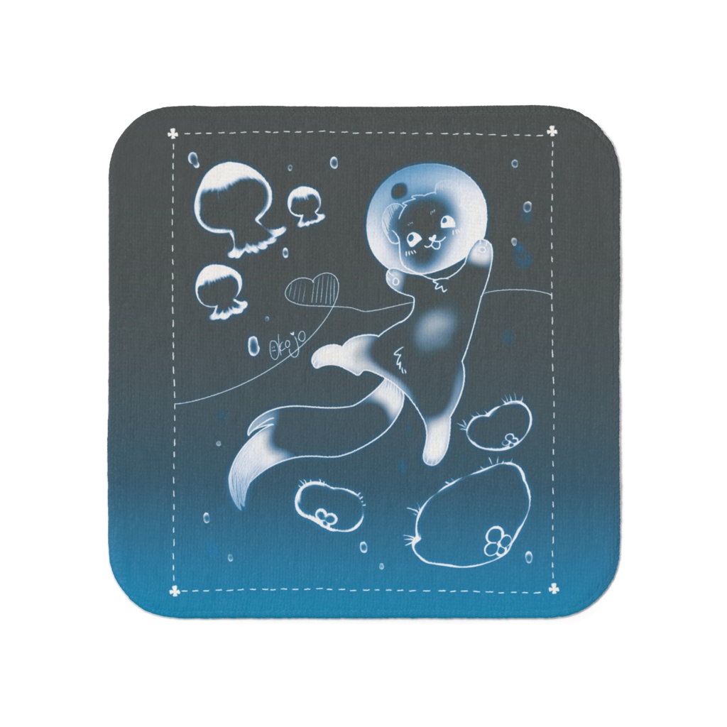 ハンドタオル(深海オコジョ)