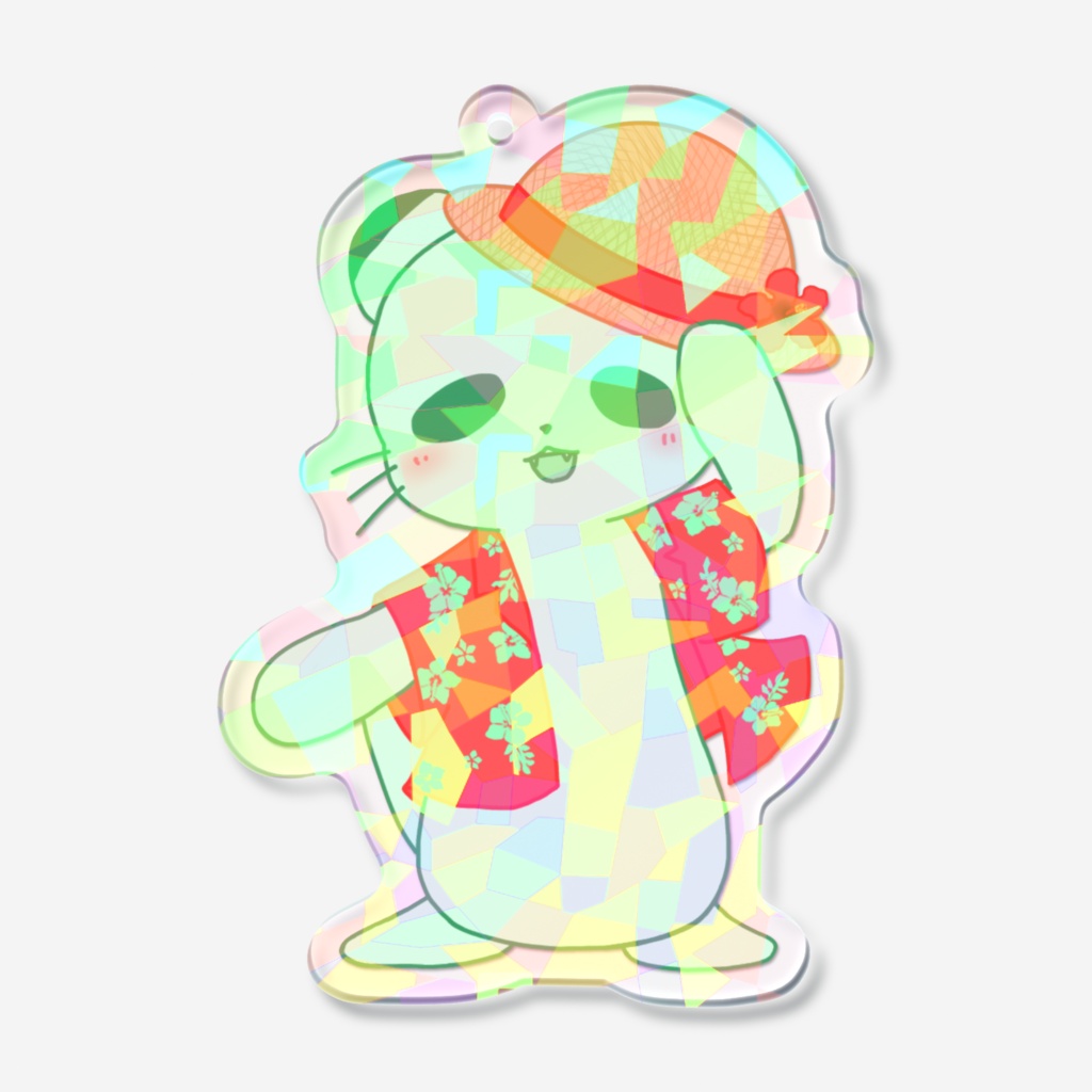 ホログラムアクキー(アロハ)