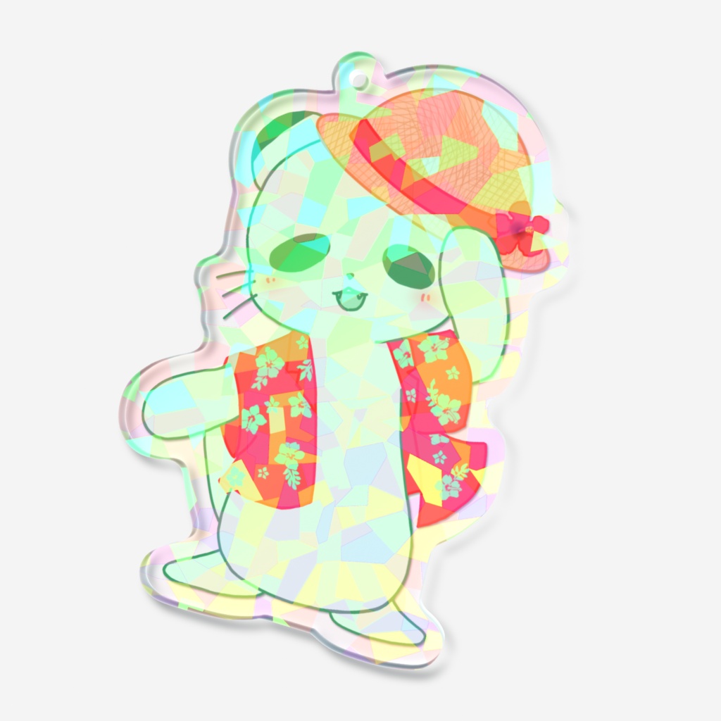 ホログラムアクキー(アロハ)