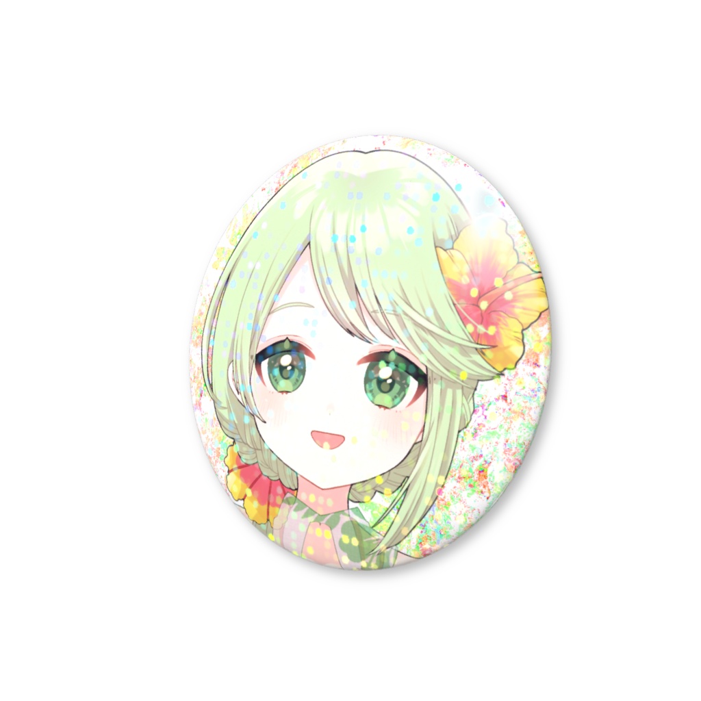 ホログラム缶バッジ(海の家衣装)