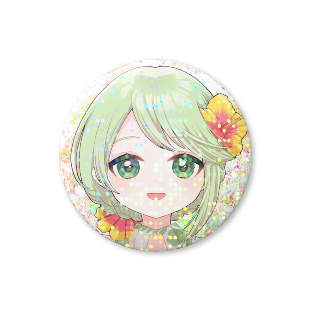 ホログラム缶バッジ(海の家衣装)