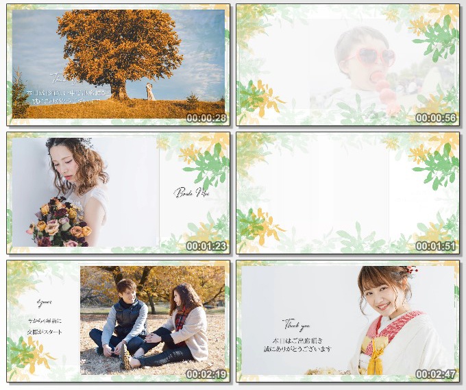 結婚式プロフィールムービー volare