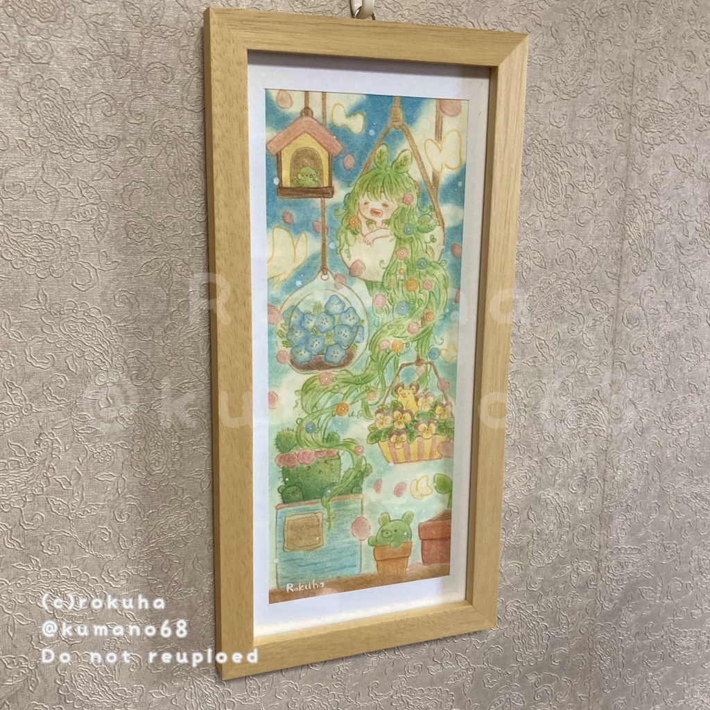 額装原画作品作品「プランツェル」