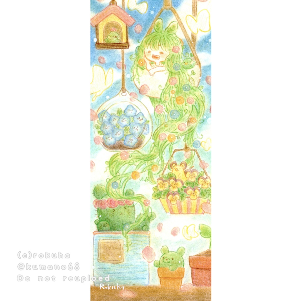 額装原画作品作品「プランツェル」