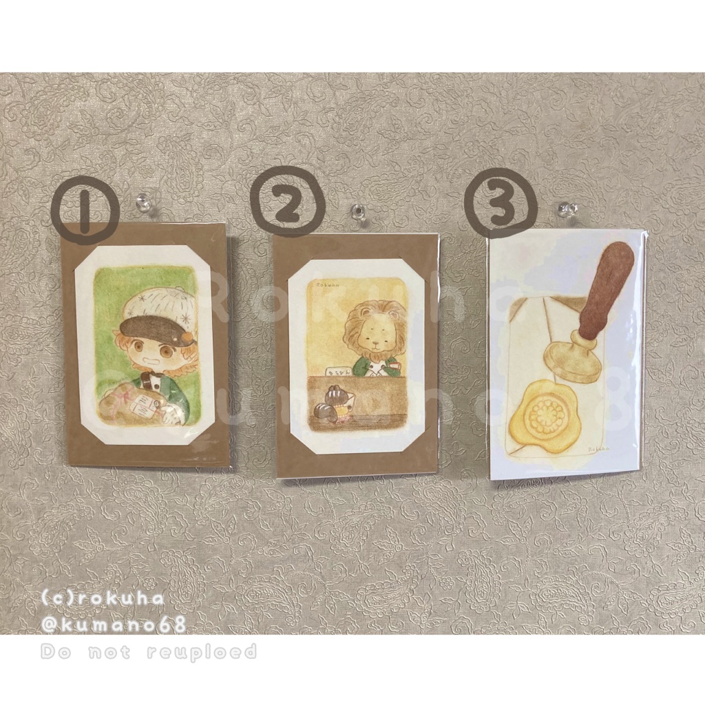 たんぽぽ郵便フレームレス原画①