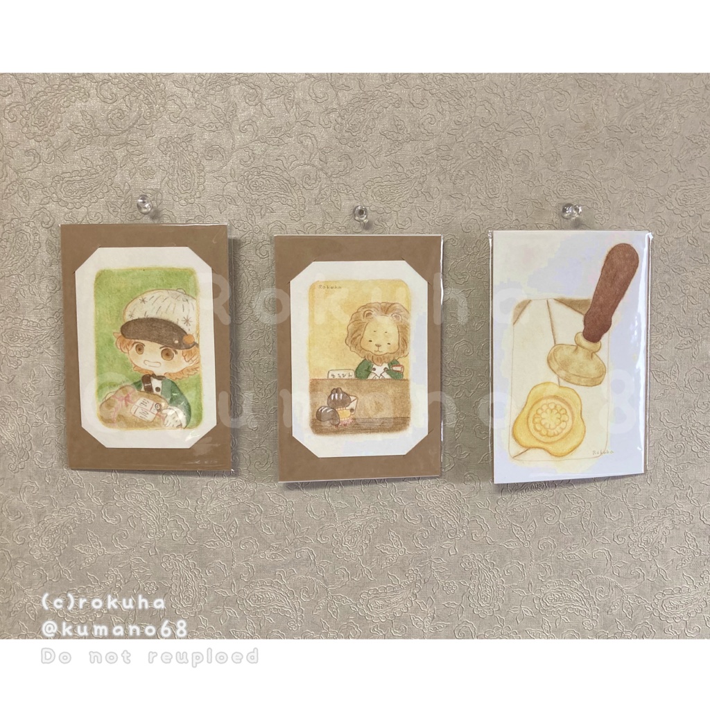 たんぽぽ郵便フレームレス原画①