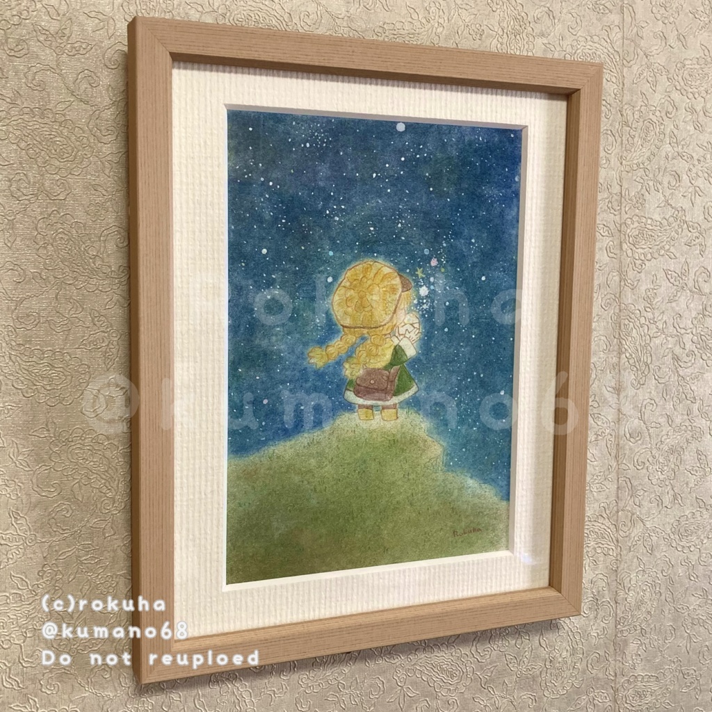 額装原画作品「星の願い」