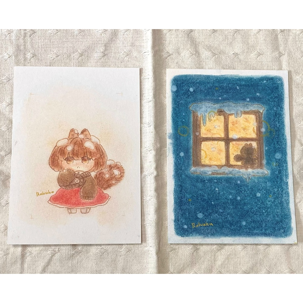 クリスマス・フレームレス原画