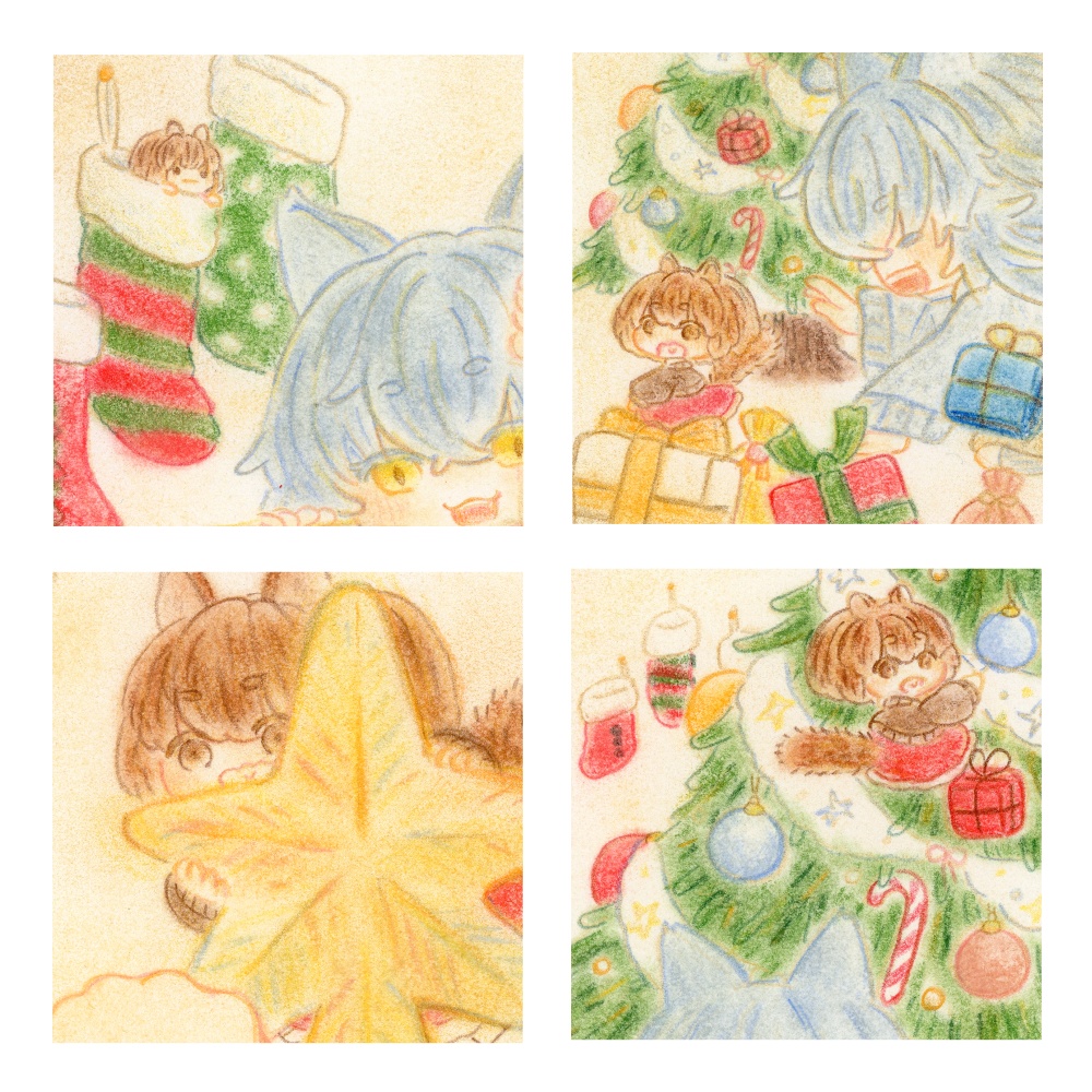 クリスマス・ミニ原画