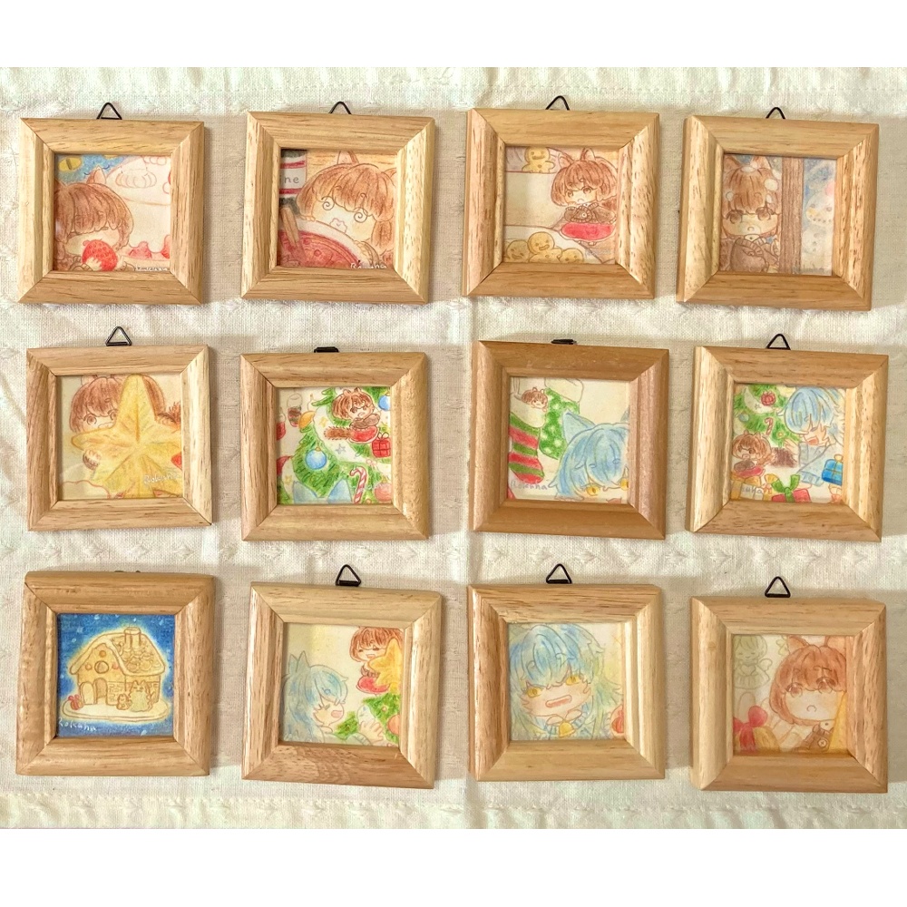 クリスマス・ミニ原画