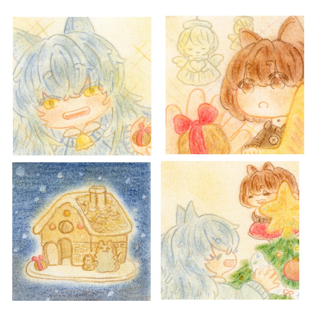 クリスマス・ミニ原画