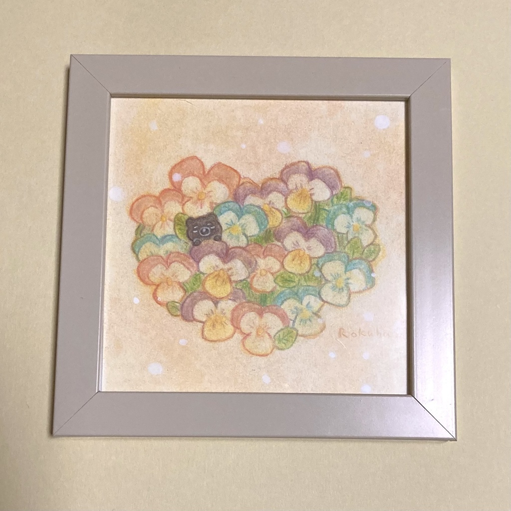 原画「ビオラのなかでおやすみ」