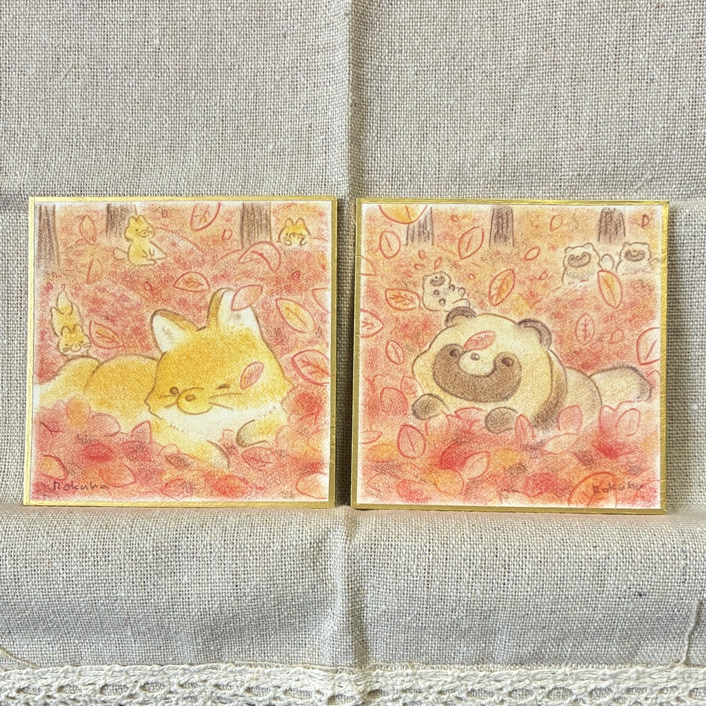 原画　ミニ色紙