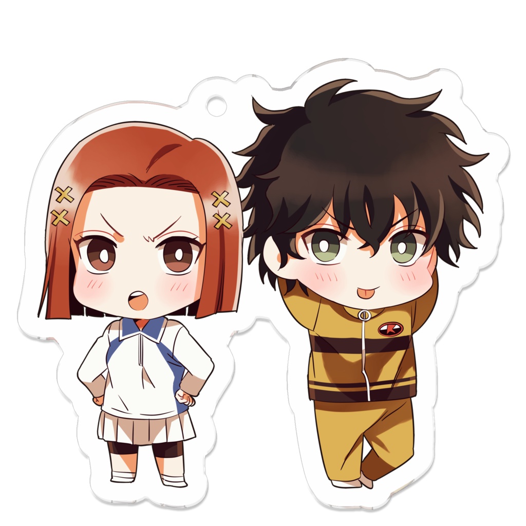 切杏アクリルキーホルダー