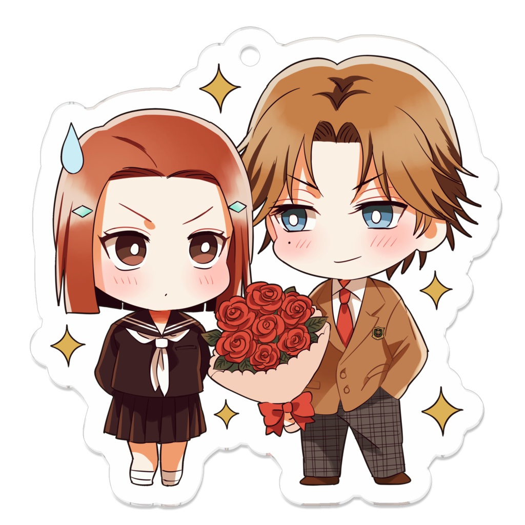 跡杏アクリルキーホルダー