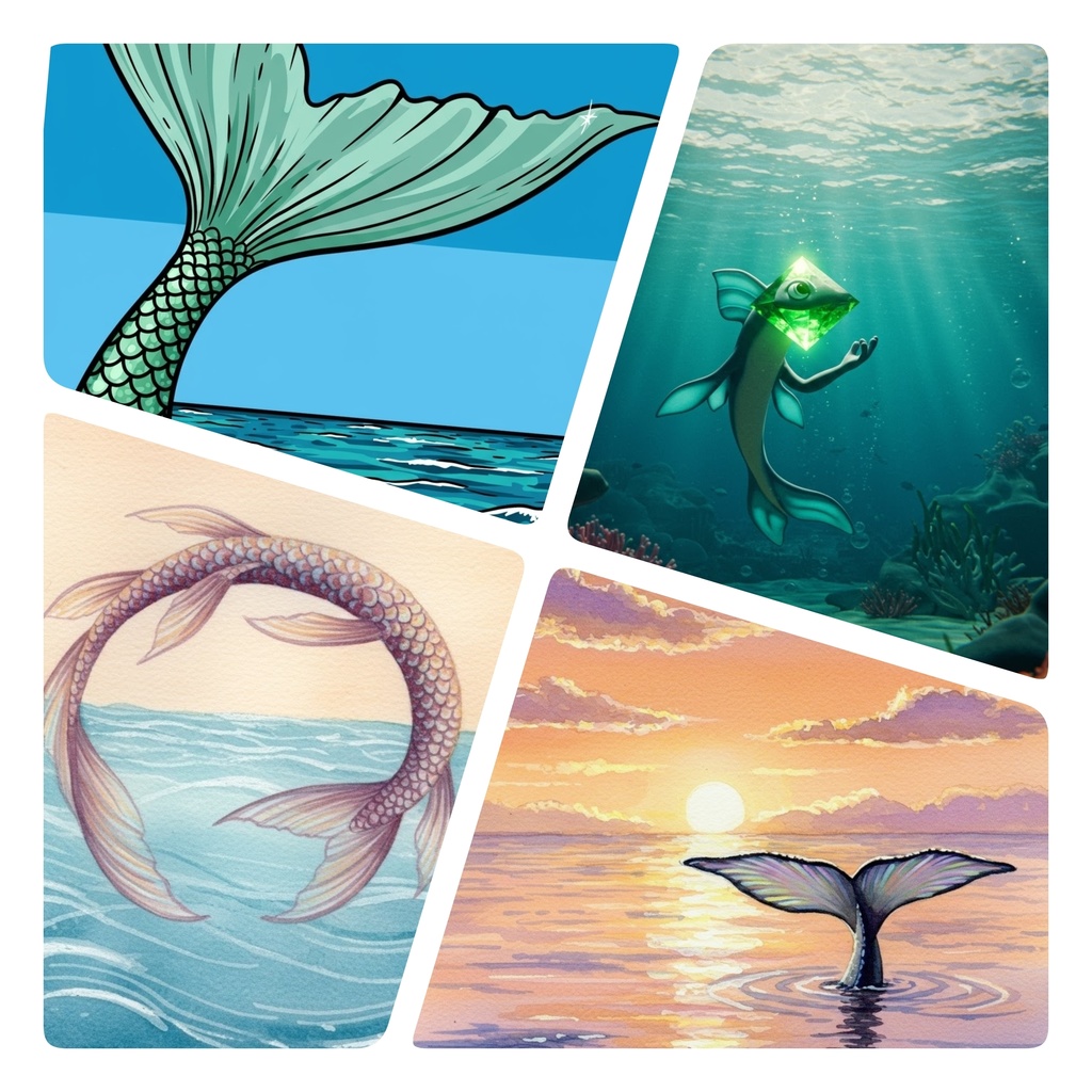 パスケース 海と人魚