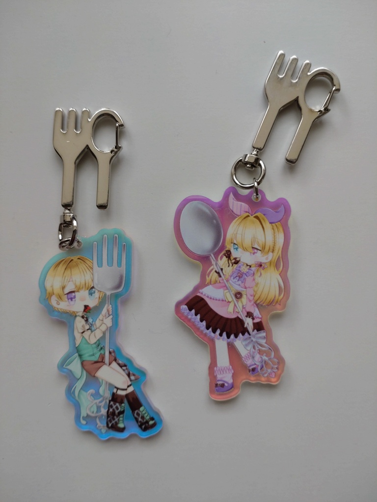 ヘンゼル&グレーテル アクリルキーホルダー 【お菓子の森で踊りましょう】