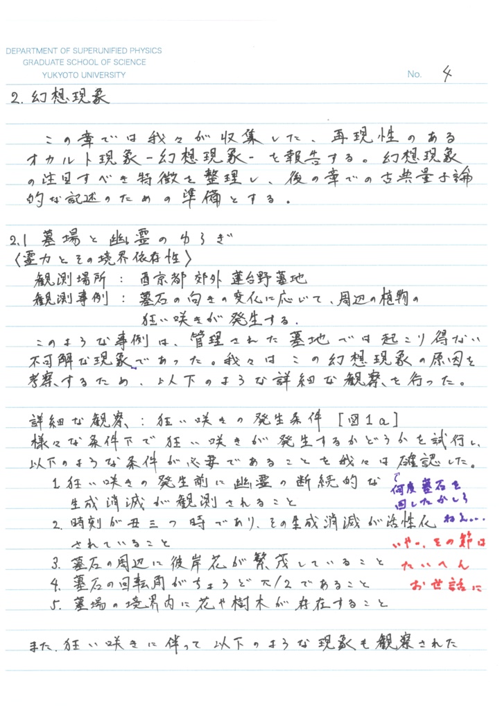 あいつの論文原稿(金の封筒)DL版