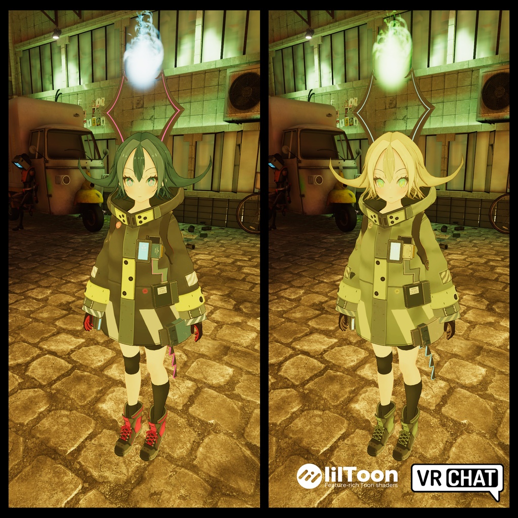 【オリジナル3Dモデル】パルサー【VRChat 想定】