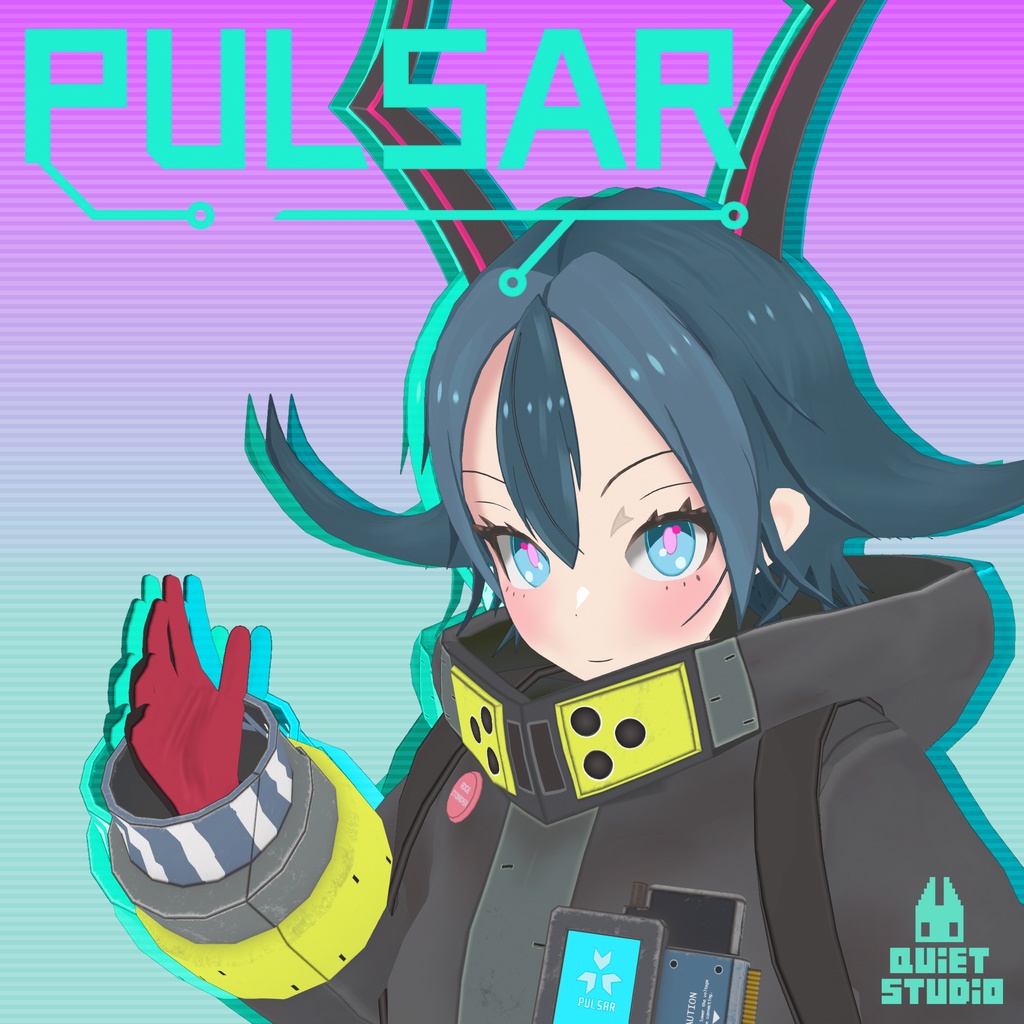 【オリジナル3Dモデル】パルサー【VRChat 想定】