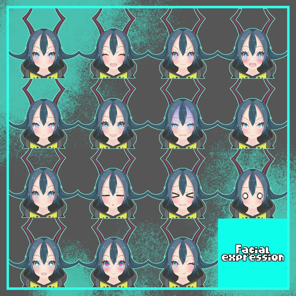 【オリジナル3Dモデル】パルサー【VRChat 想定】