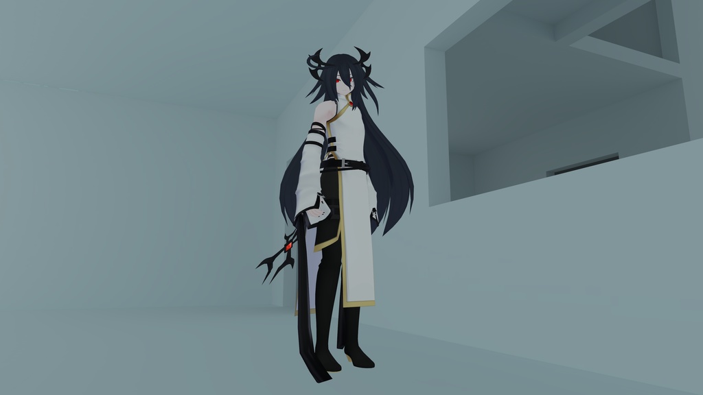 オリジナル3Dモデル「ヒズミ」Ver 1.02