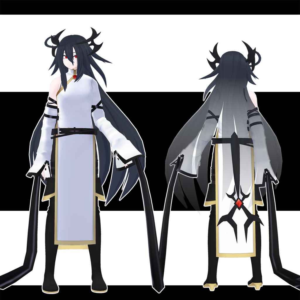 オリジナル3Dモデル「ヒズミ」Ver 1.02