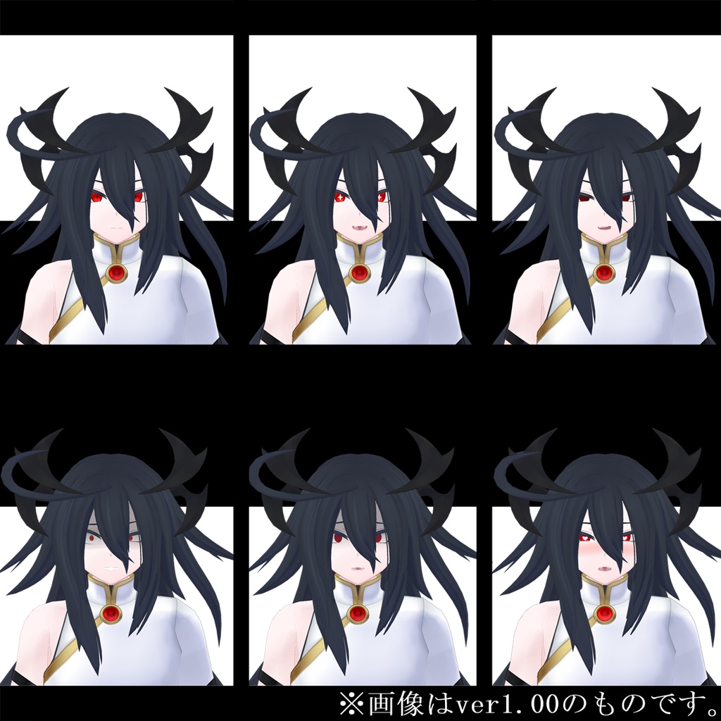 オリジナル3Dモデル「ヒズミ」Ver 1.02