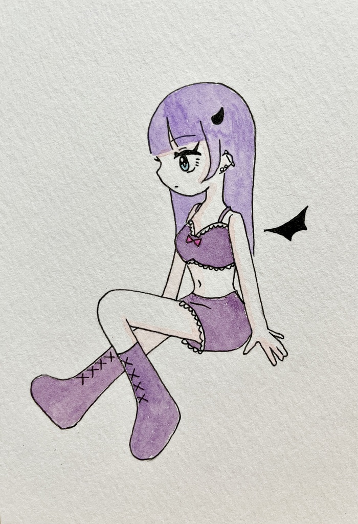 紫でび子