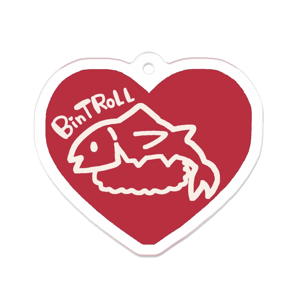 【非公式】びんとろアクリルキーホルダー(赤)